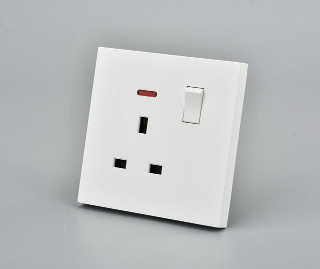 Basic Series - Single 13A Power Socket with Neon